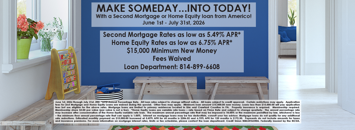 Mortgage 6-26 Banner 2nd Mortgage and Home Equity Special - June & July 2026