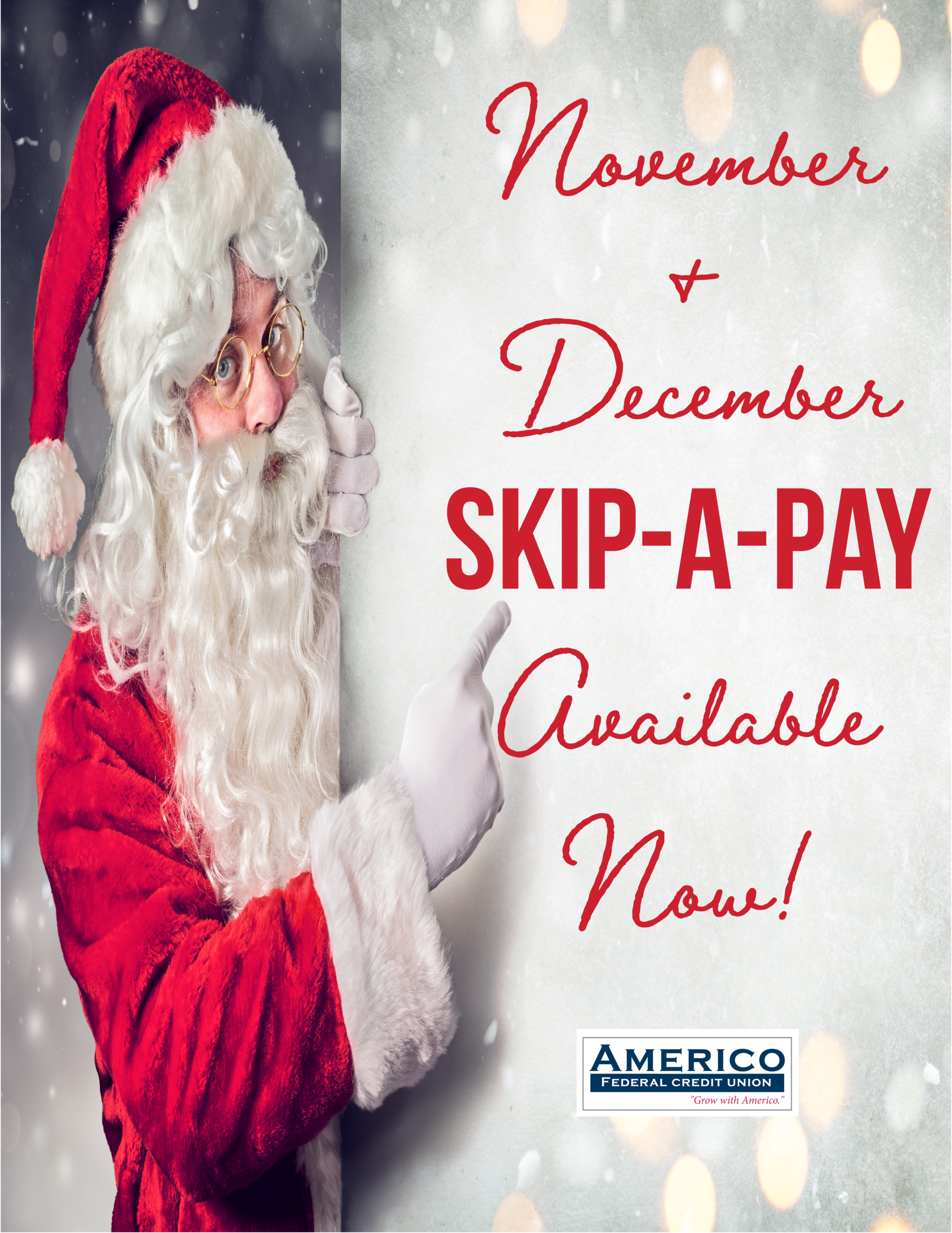 November and December Skip A Pay